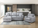 Pompano Gray Swivel Chair from Homelegance - Luna Furniture