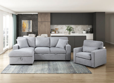 Pompano Gray Swivel Chair from Homelegance - Luna Furniture