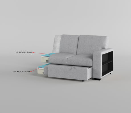 Pompano Gray Swivel Chair from Homelegance - Luna Furniture