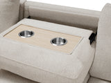 9630BE*32LRC (3)Sectional with Right Chaise, Pull-out Bed and Hidden Storages, Charging Ports from Homelegance - Luna Furniture
