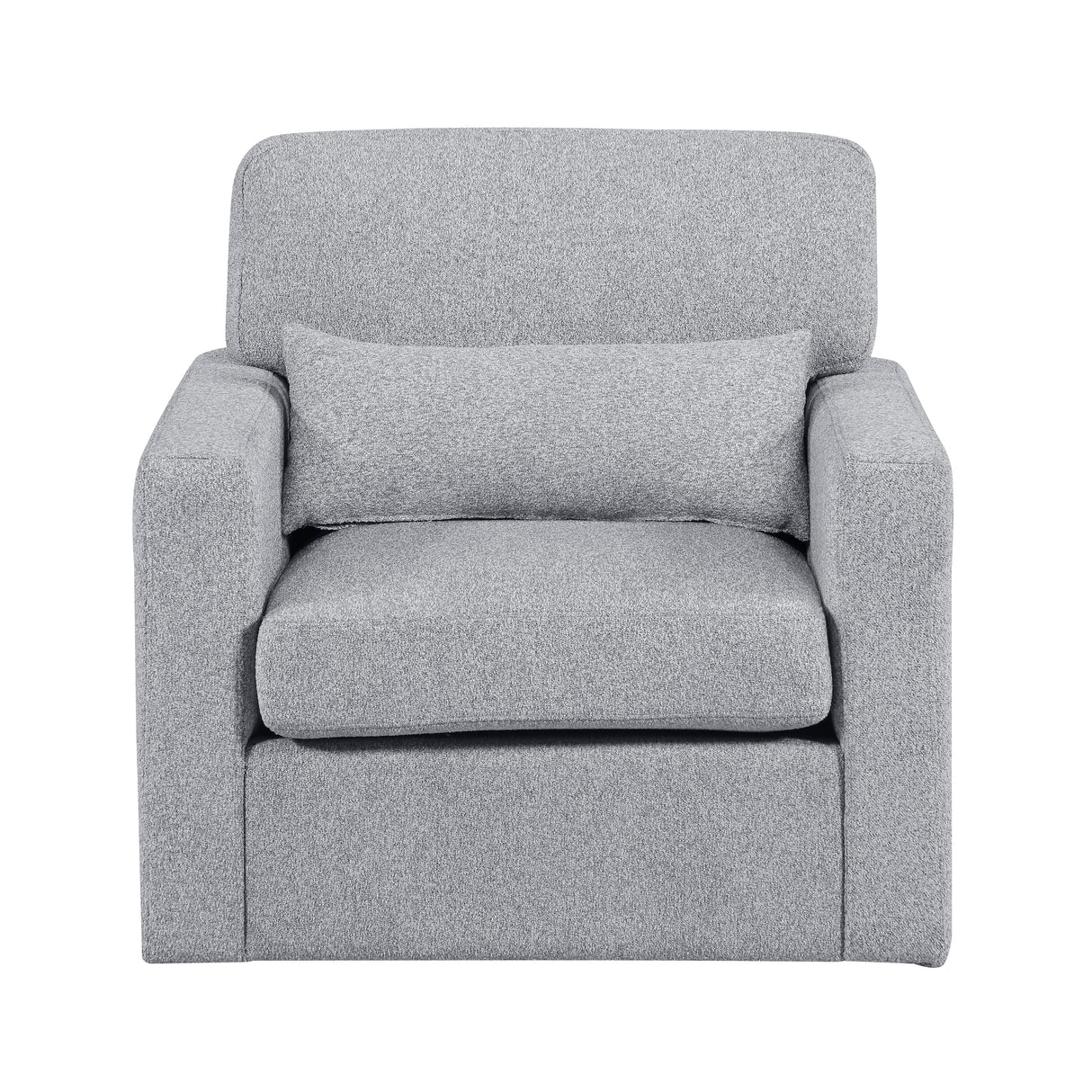 Pompano Gray Swivel Chair from Homelegance - Luna Furniture