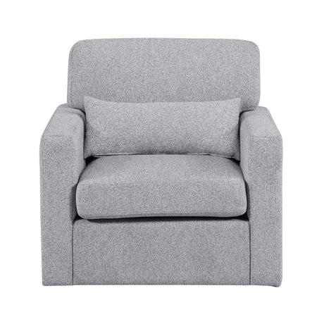 Pompano Gray Swivel Chair from Homelegance - Luna Furniture