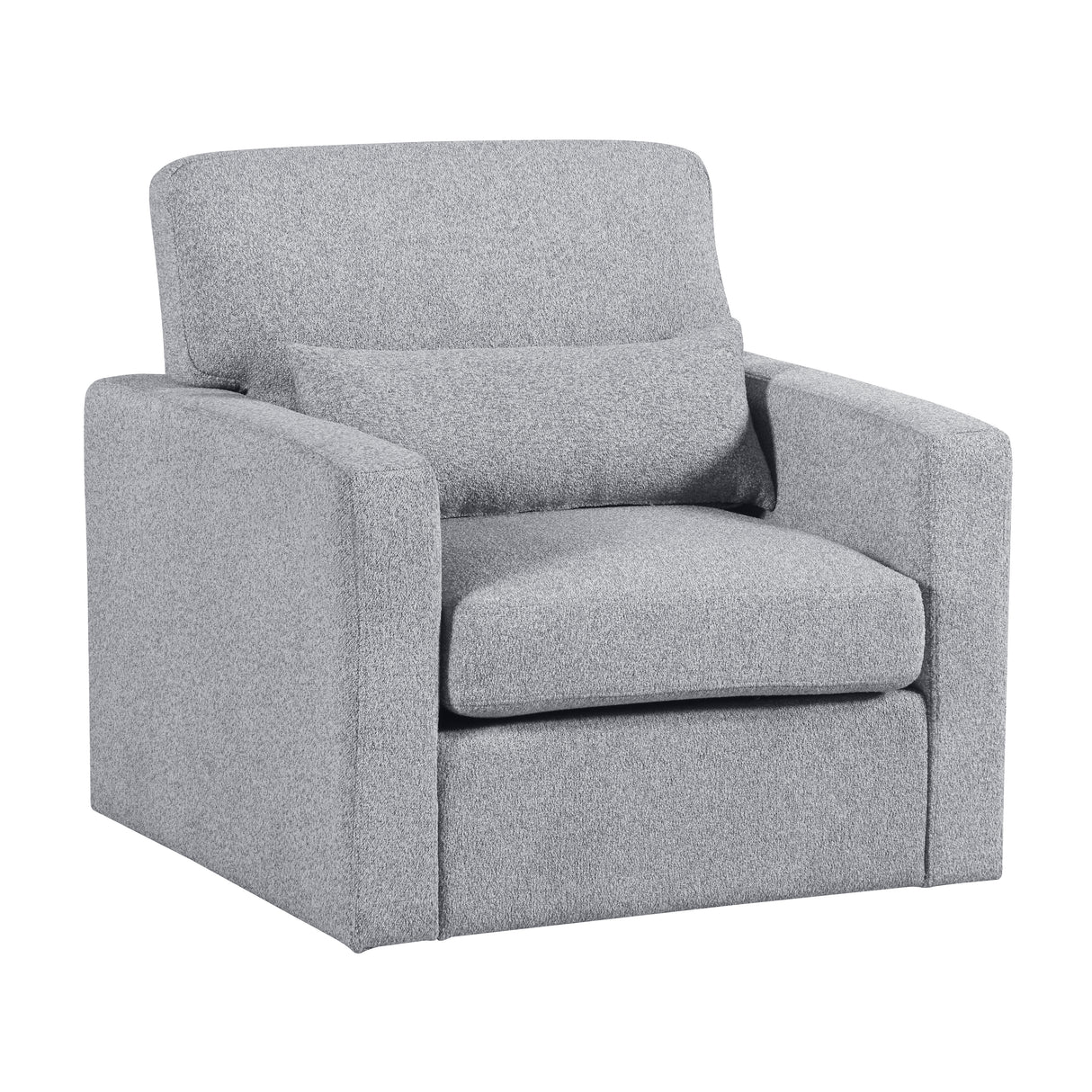 Pompano Gray Swivel Chair from Homelegance - Luna Furniture