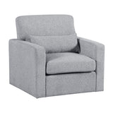 Pompano Gray Swivel Chair from Homelegance - Luna Furniture