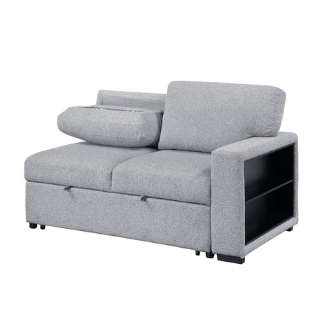 Pompano Gray 2-Piece Right-Side Sleeper Section from Homelegance - Luna Furniture