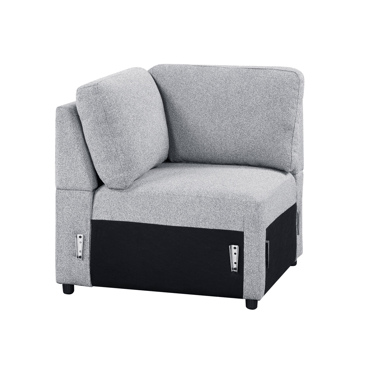Pompano Gray Corner Seat from Homelegance - Luna Furniture