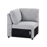 Pompano Gray Corner Seat from Homelegance - Luna Furniture