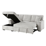 Marsh Gray 2-Piece Sectional with Right Chaise from Homelegance - Luna Furniture