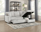 Marsh Gray 2-Piece Sectional with Right Chaise from Homelegance - Luna Furniture