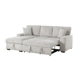 Marsh Gray 2-Piece Sectional with Left Chaise from Homelegance - Luna Furniture