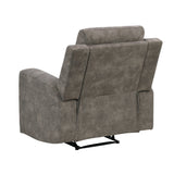 Muncie Brown Reclining Chair from Homelegance - Luna Furniture