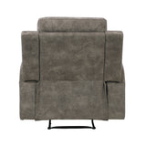 Muncie Brown Reclining Chair from Homelegance - Luna Furniture