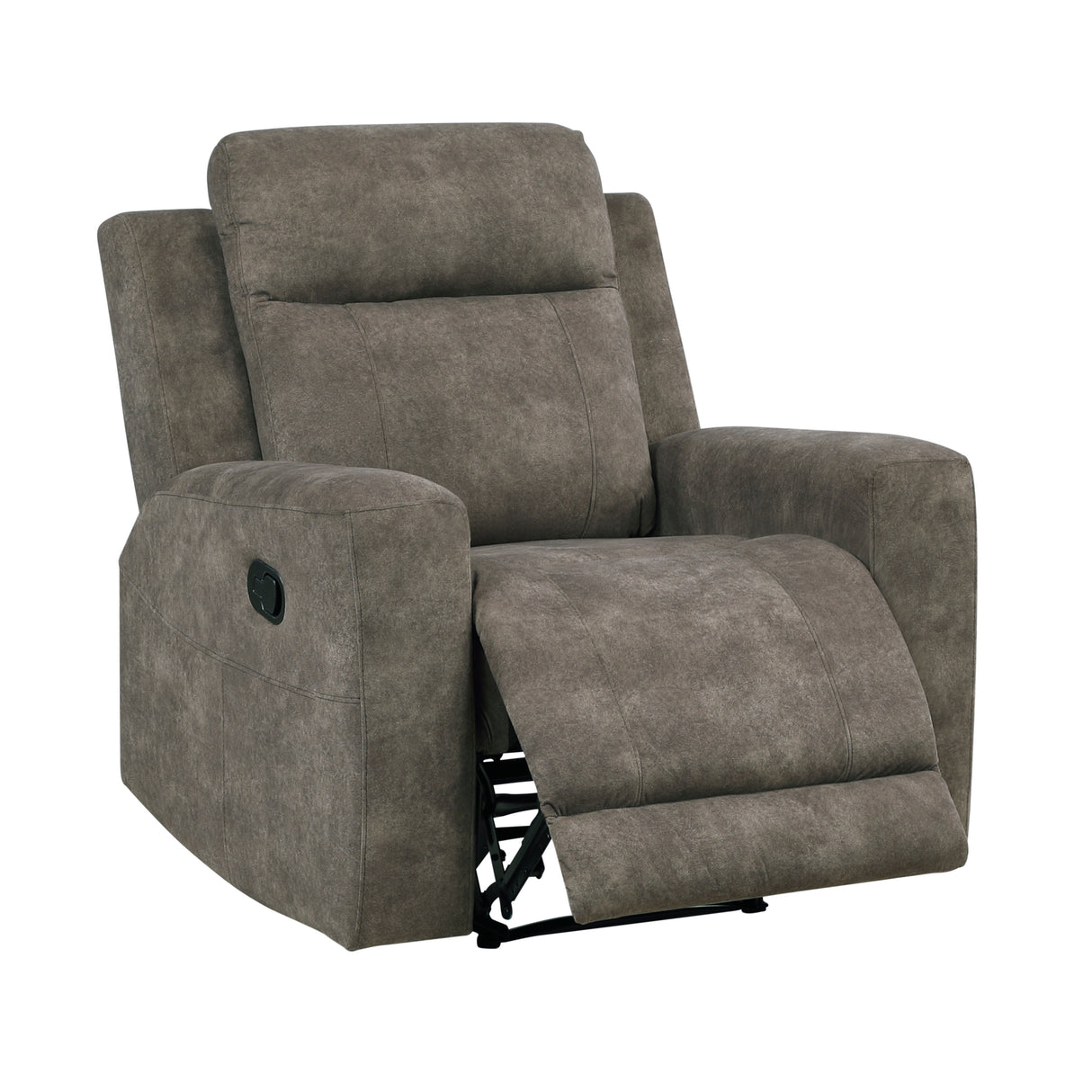 Muncie Brown Reclining Chair from Homelegance - Luna Furniture