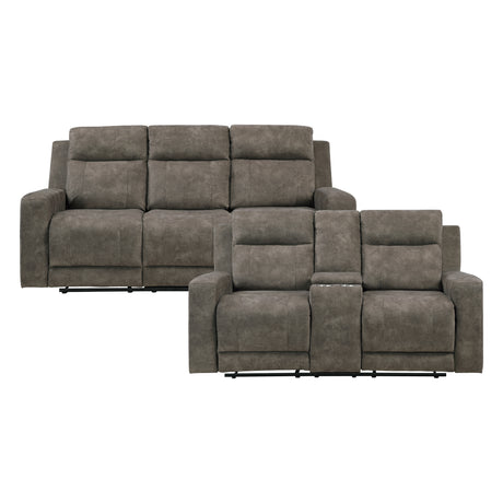 9635BR*2 2pc Set: Sofa, Love from Homelegance - Luna Furniture
