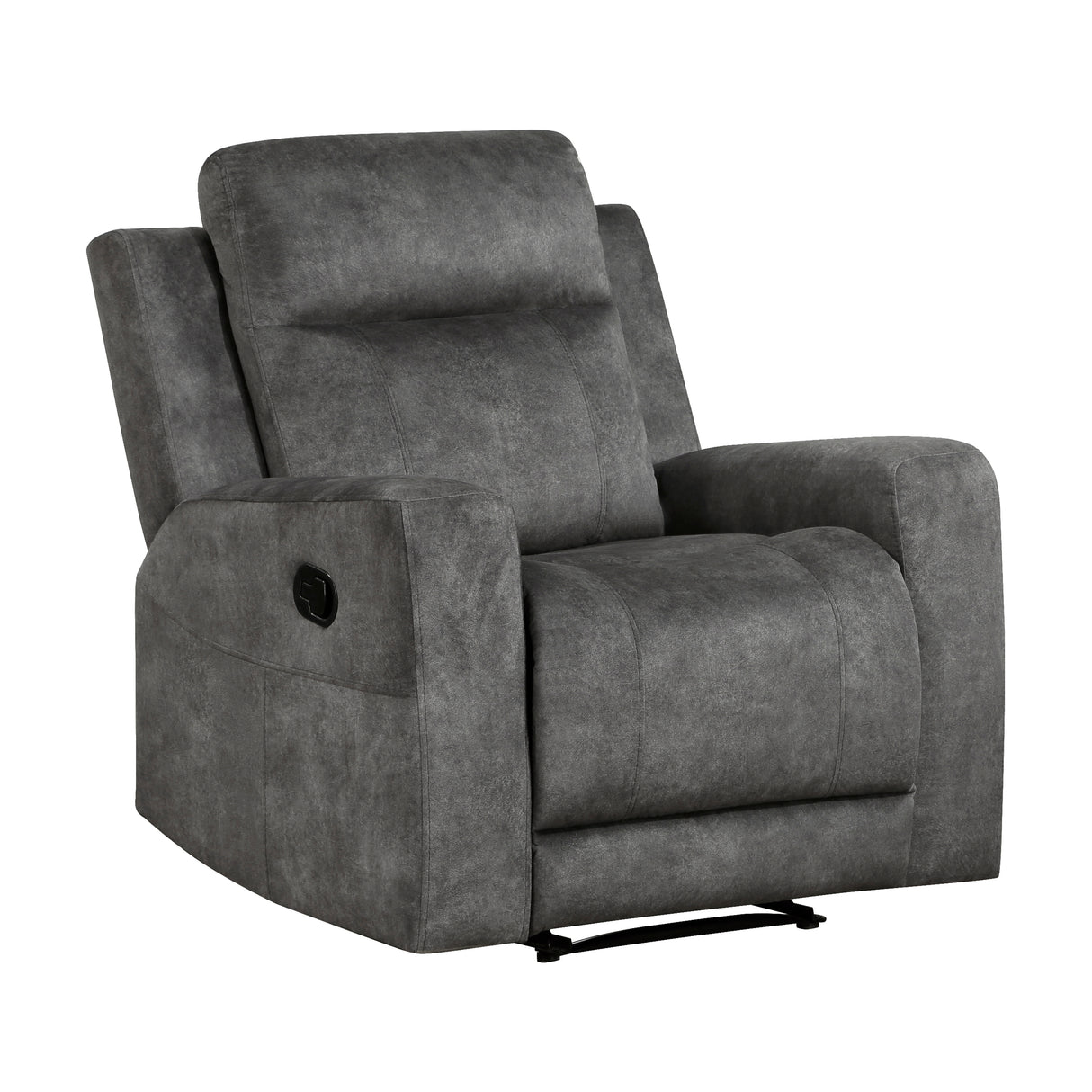 Muncie Brownish Gray Reclining Chair from Homelegance - Luna Furniture