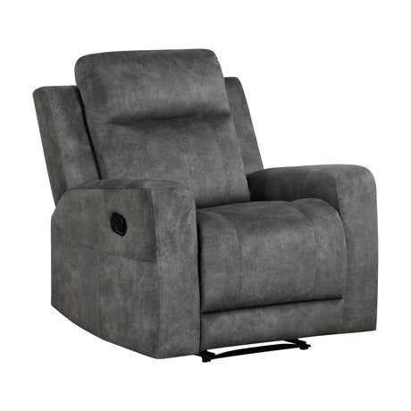 Muncie Brownish Gray Double Reclining Living Room Set from Homelegance - Luna Furniture