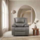 Ellicott Gray Reclining Chair from Homelegance - Luna Furniture