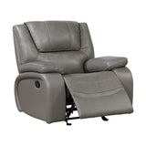 Ellicott Gray Reclining Living Room Set from Homelegance - Luna Furniture
