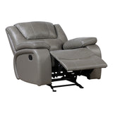 Ellicott Gray Reclining Living Room Set from Homelegance - Luna Furniture