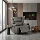 Ellicott Gray Reclining Chair from Homelegance - Luna Furniture