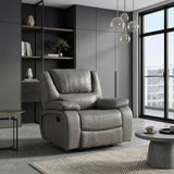 Ellicott Gray Reclining Chair from Homelegance - Luna Furniture