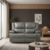 Ellicott Gray Double Reclining Sofa from Homelegance - Luna Furniture