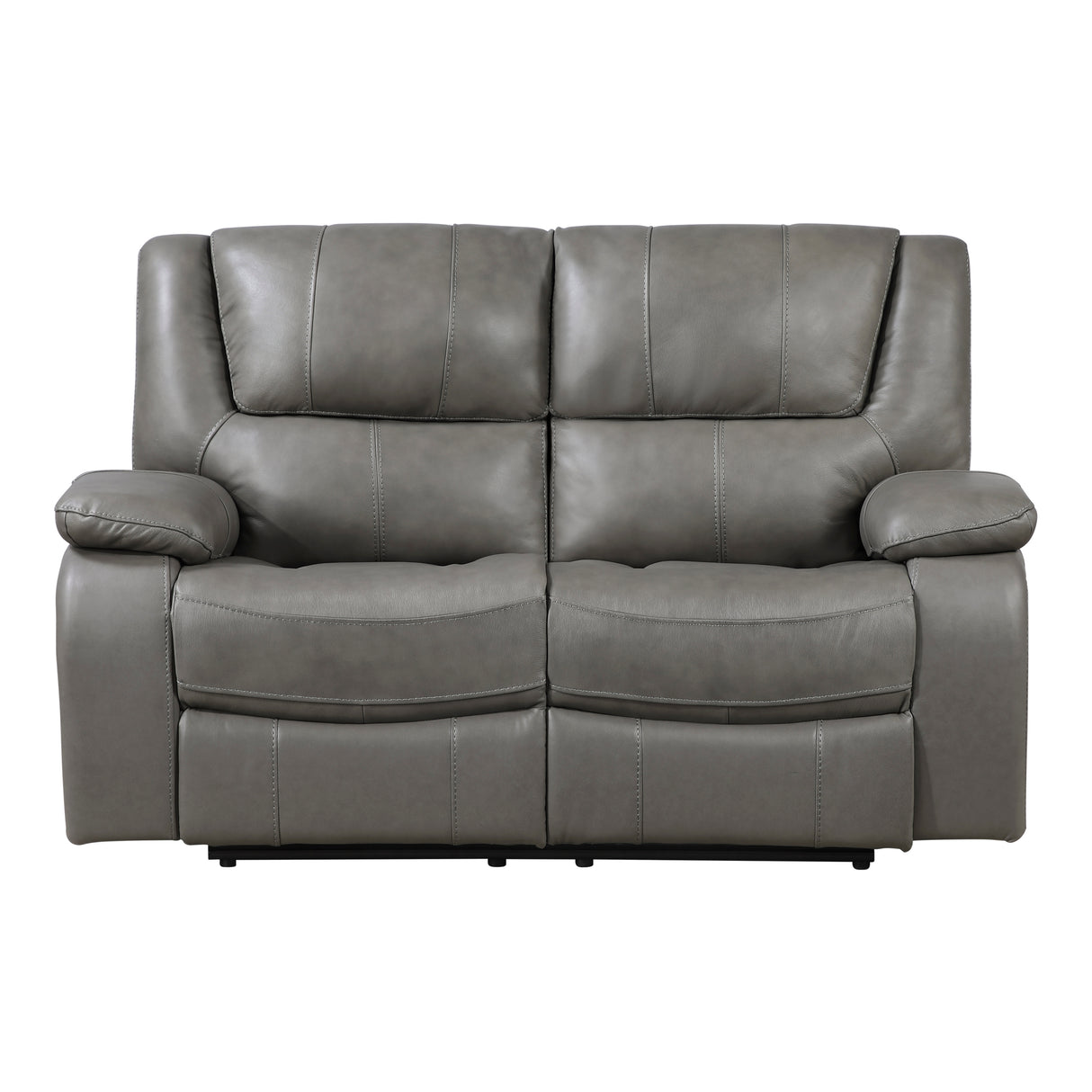 Ellicott Gray Double Reclining Sofa from Homelegance - Luna Furniture