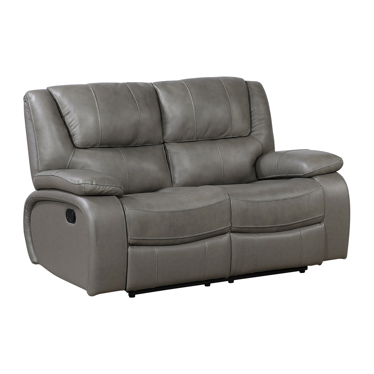 Ellicott Gray Double Reclining Sofa from Homelegance - Luna Furniture