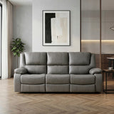 Ellicott Gray Double Reclining Sofa from Homelegance - Luna Furniture
