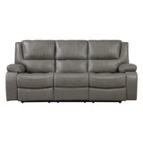 Ellicott Gray 2-Piece Reclining Living Room Set from Homelegance - Luna Furniture