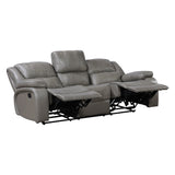 Ellicott Gray 2-Piece Reclining Living Room Set from Homelegance - Luna Furniture