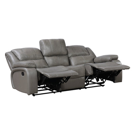 Ellicott Gray 2-Piece Reclining Living Room Set from Homelegance - Luna Furniture