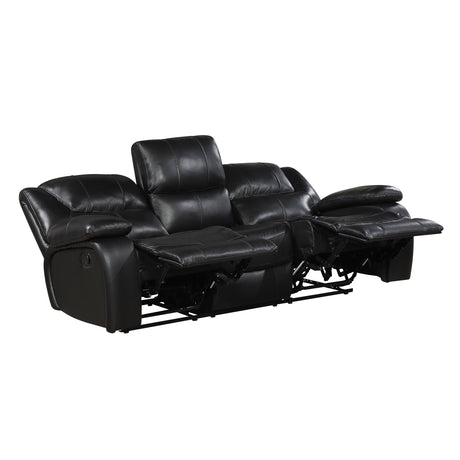 9639BK-3 Double Reclining Sofa from Homelegance - Luna Furniture