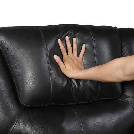 9639BK-3 Double Reclining Sofa from Homelegance - Luna Furniture