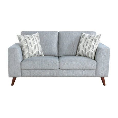Broadway Grayish Blue Loveseat from Homelegance - Luna Furniture