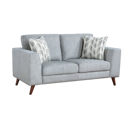 Broadway Grayish Blue Loveseat from Homelegance - Luna Furniture