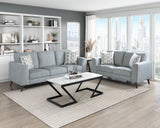 Broadway Grayish Blue Loveseat from Homelegance - Luna Furniture