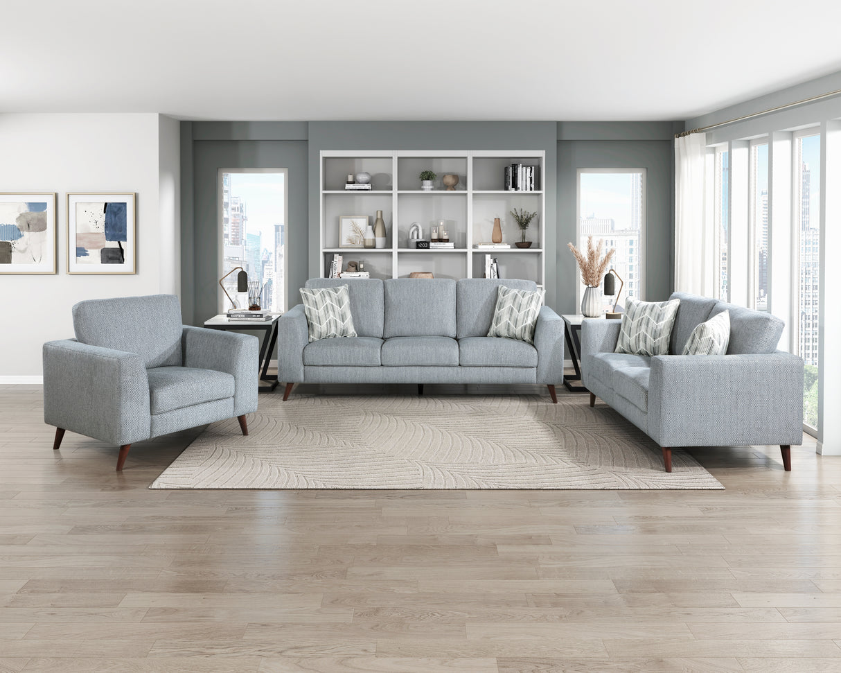 Broadway Grayish Blue Sofa from Homelegance - Luna Furniture