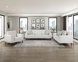 Broadway Silver Cloud Loveseat from Homelegance - Luna Furniture