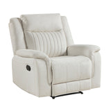Dean Beige 2-Piece Double Reclining Set from Homelegance - Luna Furniture
