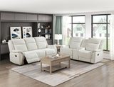 Dean Beige Double Reclining Sofa from Homelegance - Luna Furniture