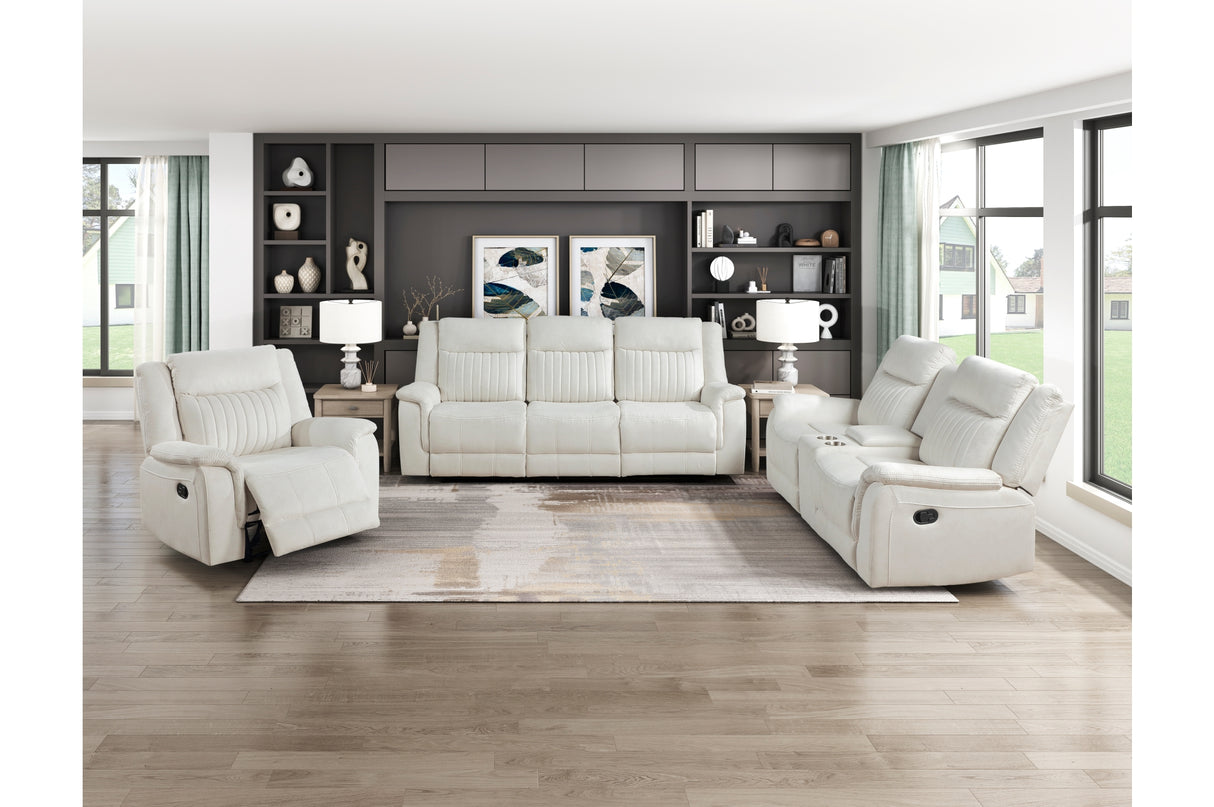 Dean Beige Double Reclining Sofa from Homelegance - Luna Furniture