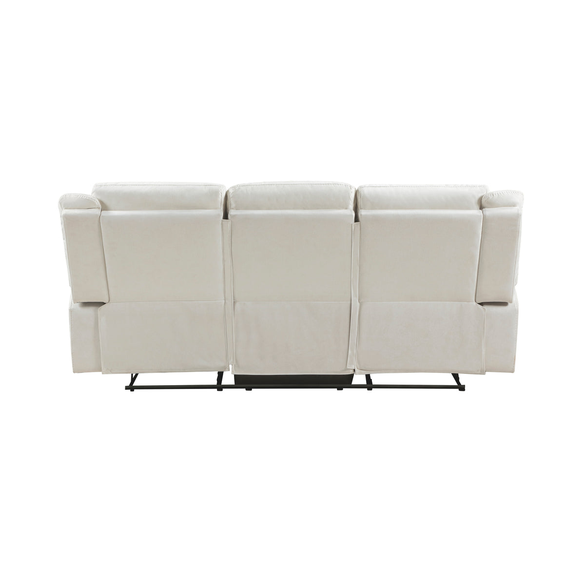 Ellicott Gray Double Reclining Sofa from Homelegance - Luna Furniture