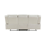 Ellicott Gray Double Reclining Sofa from Homelegance - Luna Furniture