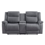 Dean Gray Reclining Chair from Homelegance - Luna Furniture