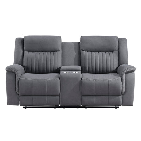 Dean Gray Reclining Chair from Homelegance - Luna Furniture