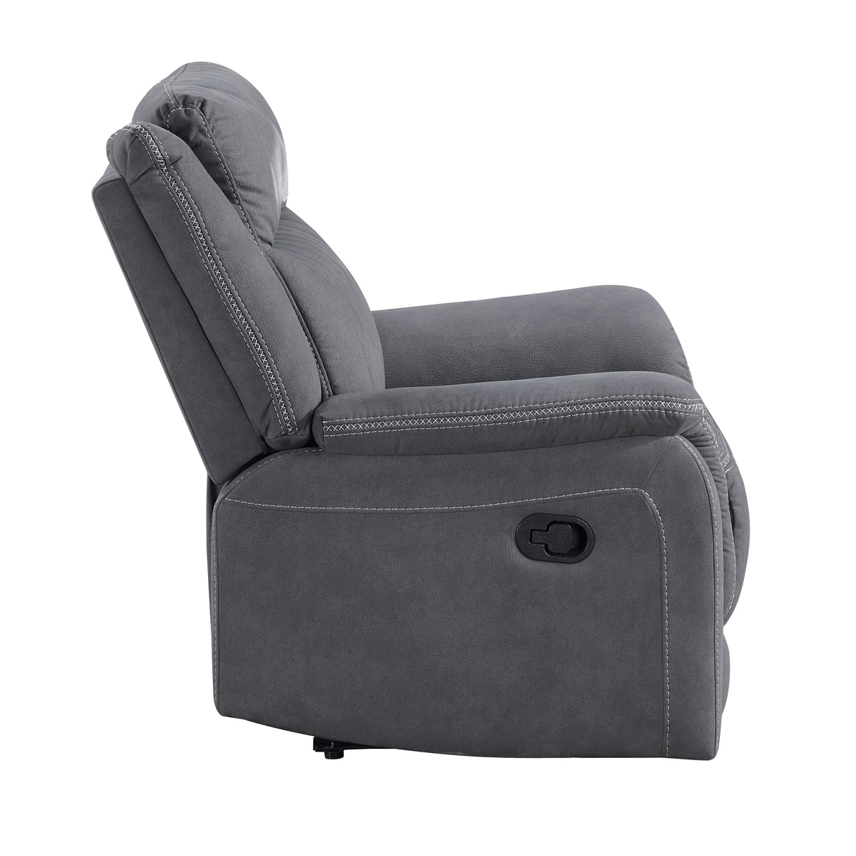 Dean Gray Reclining Chair from Homelegance - Luna Furniture