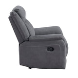 Dean Gray Reclining Chair from Homelegance - Luna Furniture