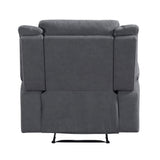 Dean Gray Reclining Chair from Homelegance - Luna Furniture