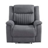 Dean Gray Reclining Chair from Homelegance - Luna Furniture